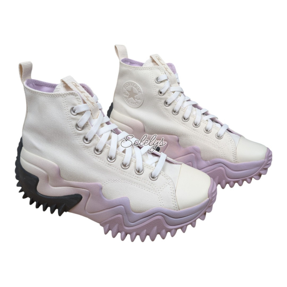 Converse Run Star Motion High Ombre Egret Amethyst Platform Sneaker M8.5 W10